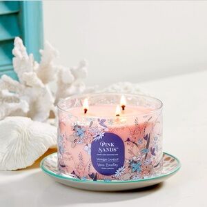 Yankee Candle Vera Bradley Collection 3 Wick Candle Pink Sands